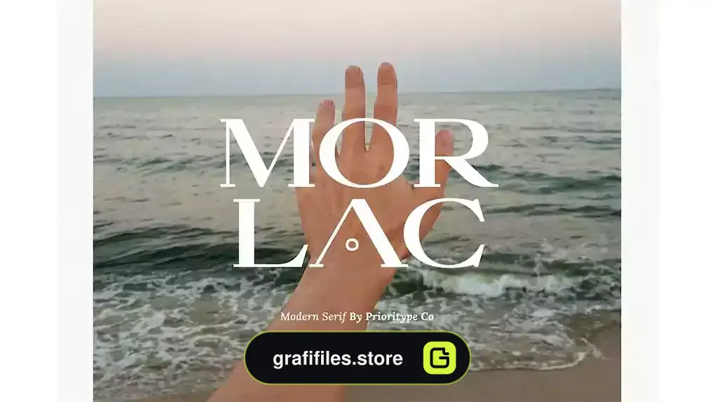فونت انگلیسی Morlac - Modern Serif