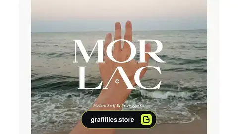 فونت انگلیسی Morlac - Modern Serif