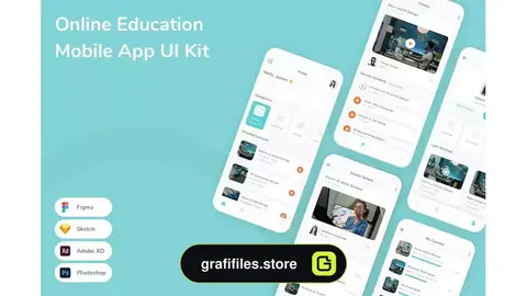 رابط کاربری اپلیکیشن آموزش آنلاین