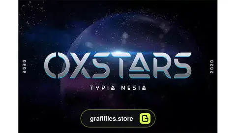 فونت انگلیسی Oxstars - Future Display