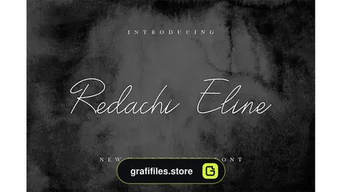 فونت انگلیسی Redachi eline font
