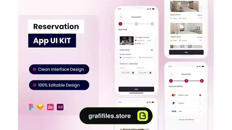 رابط کاربری اپلیکیشن رزرویشن