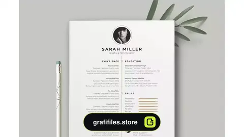 قالب ایندیزاین رزومه Resume / Cv Template