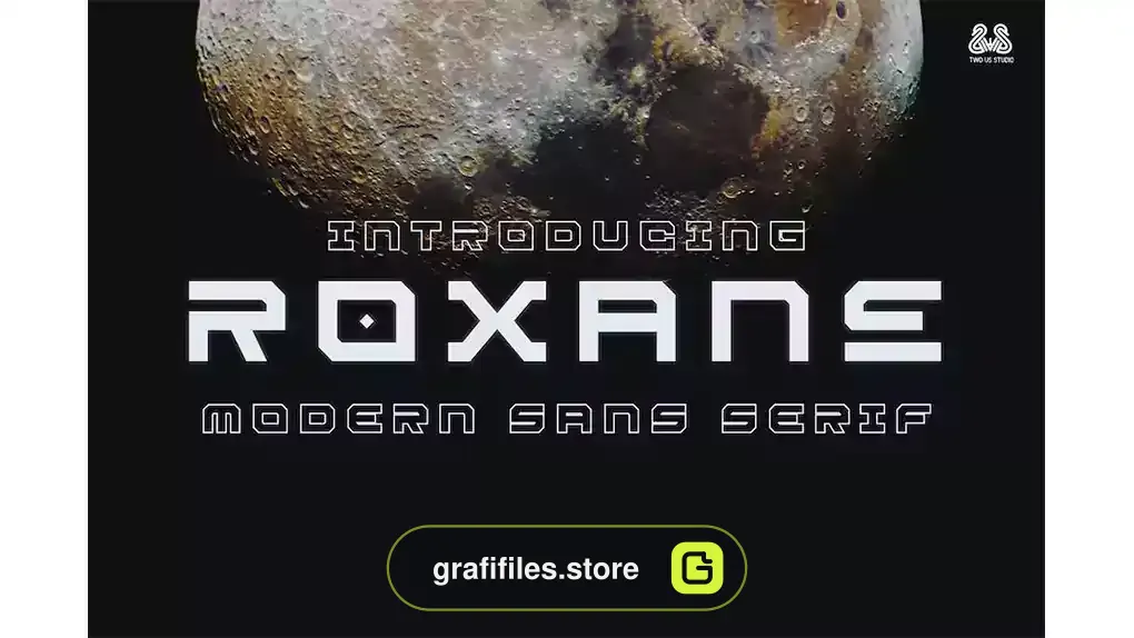 فونت انگلیسی Roxane - Modern Sans Serif