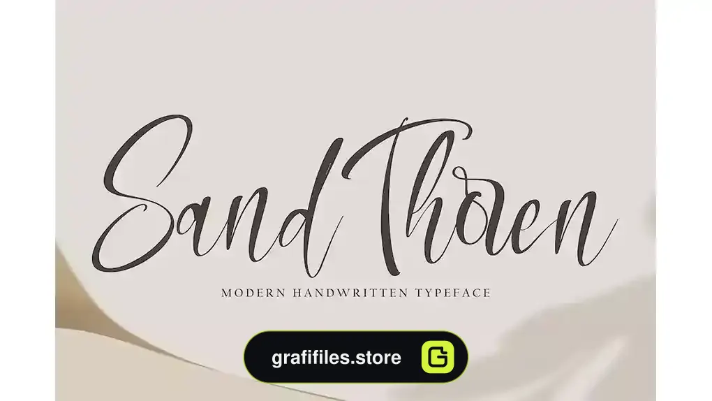 فونت انگلیسی Sand Thoren