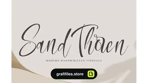 فونت انگلیسی Sand Thoren