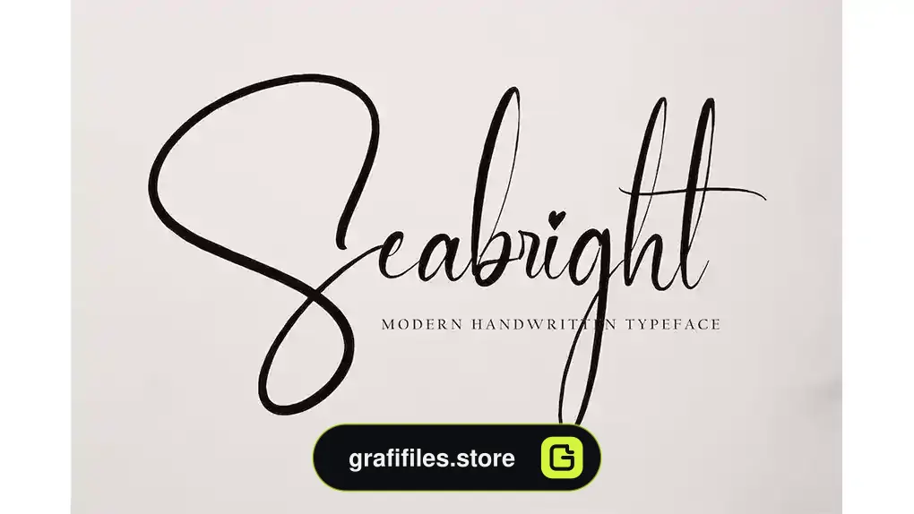 فونت انگلیسی Seabright