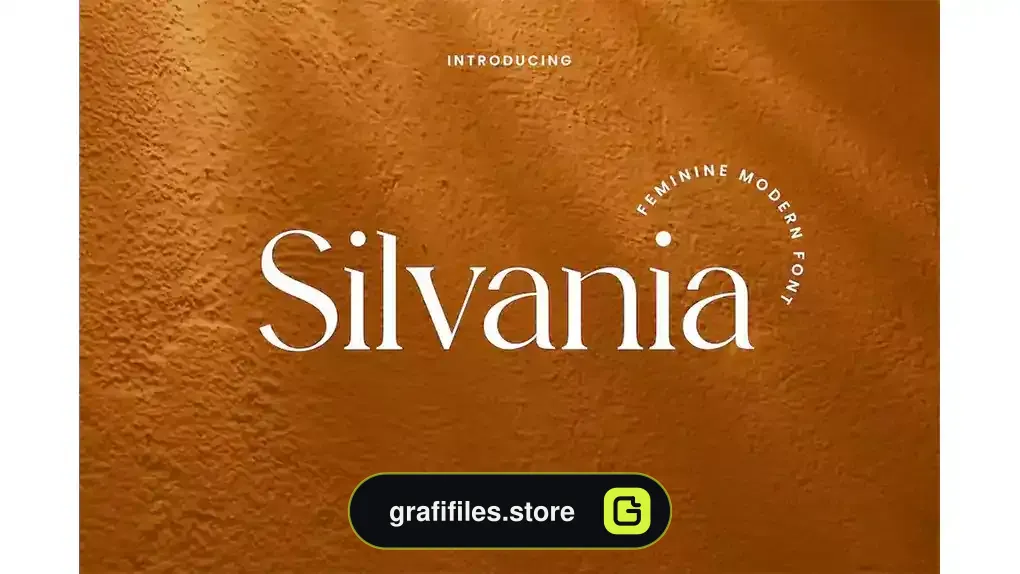 فونت انگلیسی Silvania Modern Serif Font