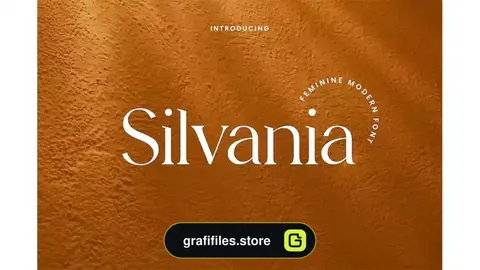 فونت انگلیسی Silvania Modern Serif Font