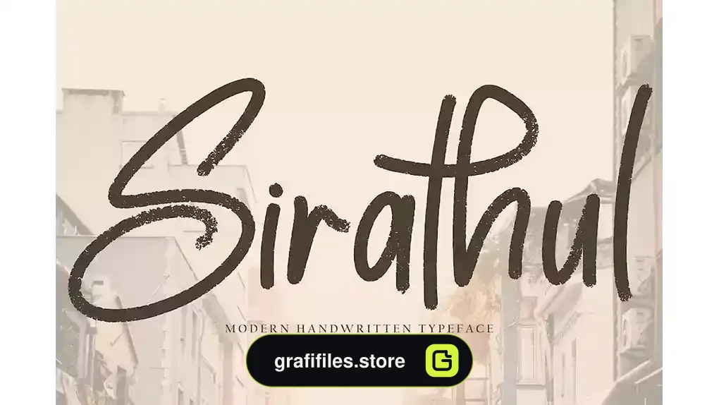 فونت انگلیسی Sirathul