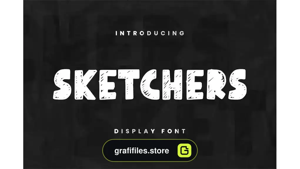 فونت انگلیسی Sketchers - Sketch Font