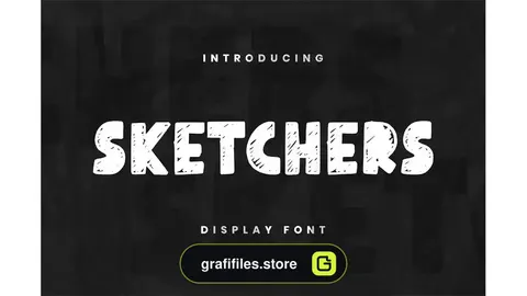 فونت انگلیسی Sketchers - Sketch Font