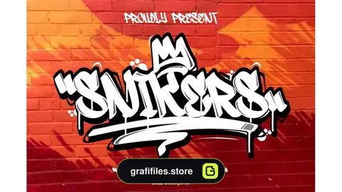 فونت انگلیسی Snikers - Urban Graffiti Font