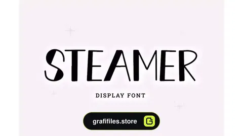 فونت انگلیسی Steamer - Display Font