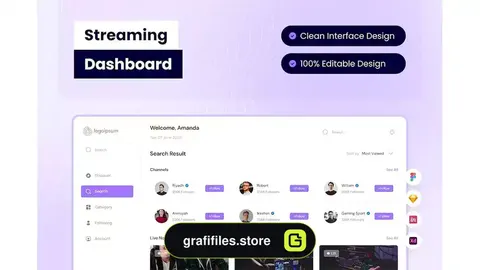 داشبورد Streaming Dashboard