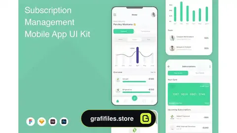 رابط کاربری اپلیکیشن موبایل مدیریت اشتراک