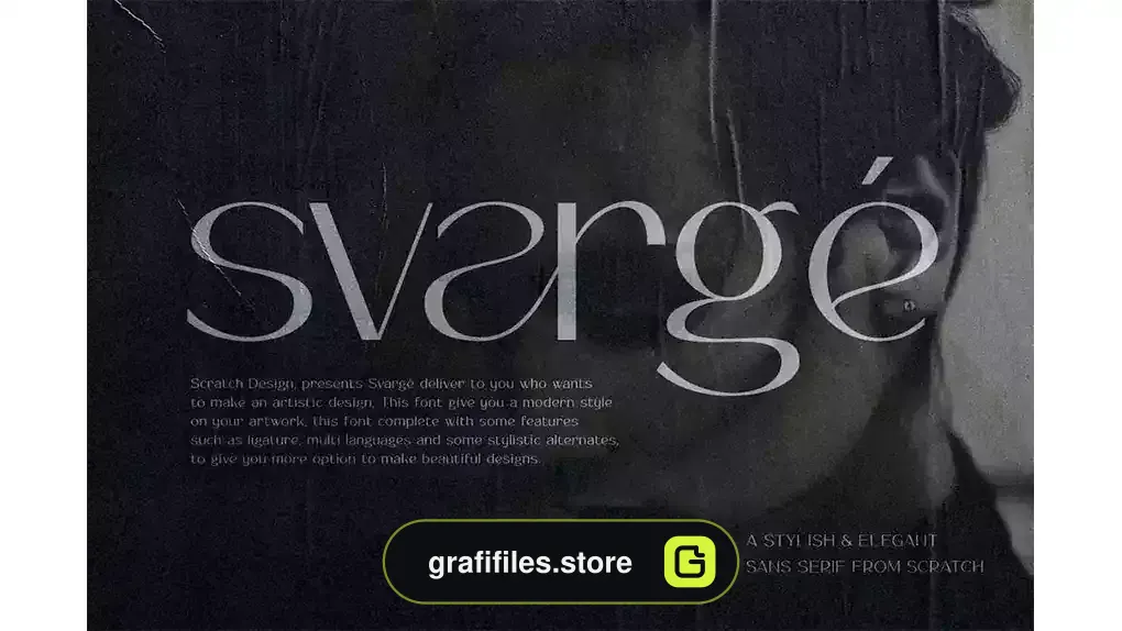فونت انگلیسی Svarge