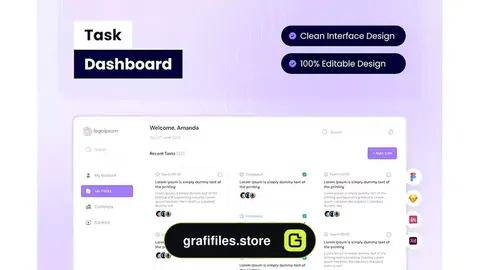 داشبورد Task Dashboard