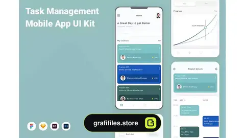 رابط کاربری اپلیکیشن مدیریت وظایف