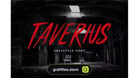 فونت انگلیسی Taverius