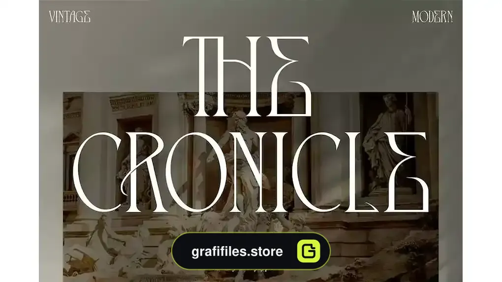فونت انگلیسی The Cronicle Serif Display Font