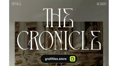 فونت انگلیسی The Cronicle Serif Display Font