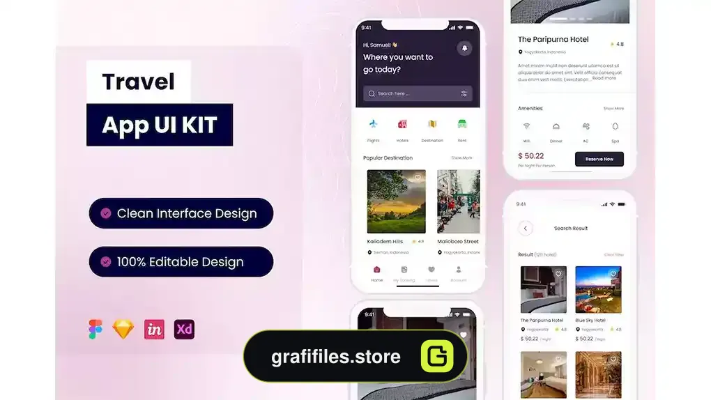 رابط کاربری اپلیکیشن سفر