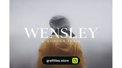 فونت انگلیسی Wensley Modern Serif Font Family