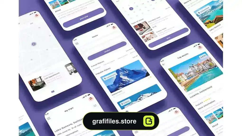 رابط کاربری اپلیکیشن رزرو تور زمستانی