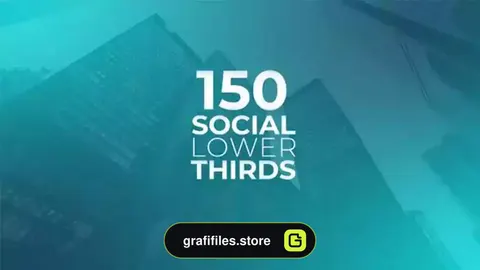 پروژه پریمیر زیرنویس شبکه اجتماعی Social Media Lower Thirds