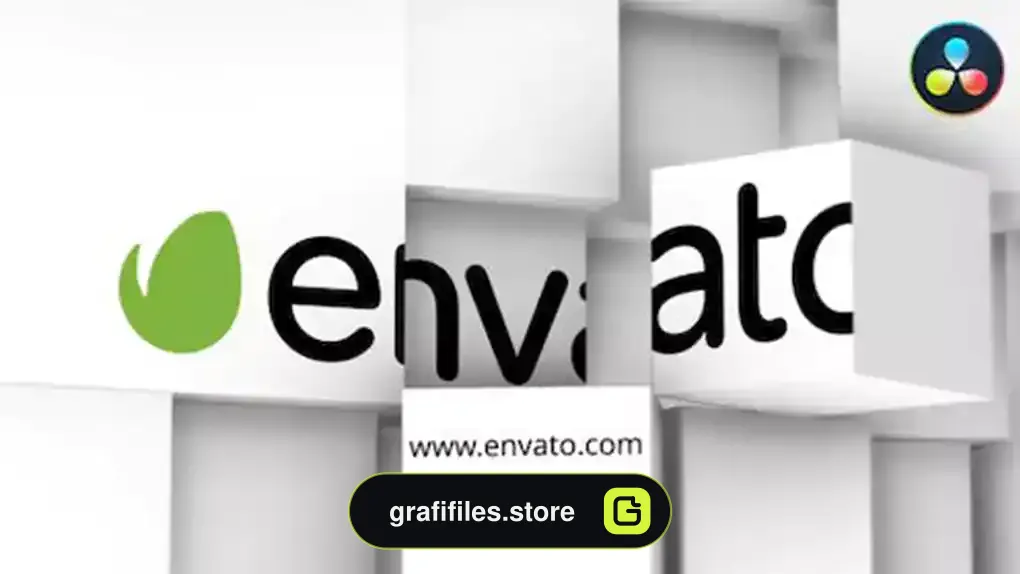 پروژه داوینچی ریزالو لوگو موشن Blocks Logo Reveal Effect for DaVinci Resolve