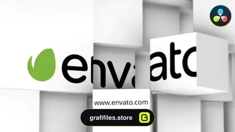 پروژه داوینچی ریزالو لوگو موشن Blocks Logo Reveal Effect for DaVinci Resolve