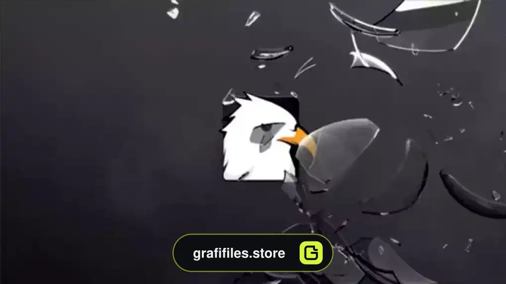پروژه داوینچی ریزالو لوگو موشن Broken Logo Opener for DaVinci Resolve