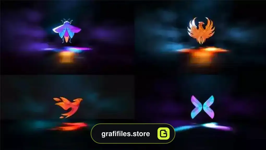 پروژه داوینچی ریزالو لوگو موشن Elegant Logo Reveal