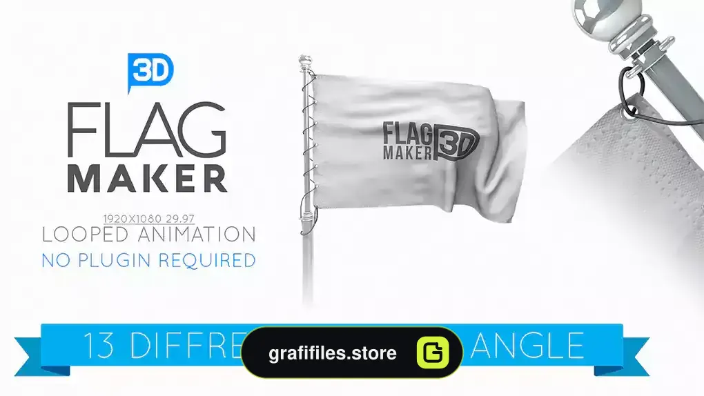 پروژه افترافکت ساخت انیمیشن پرچم Flag Maker