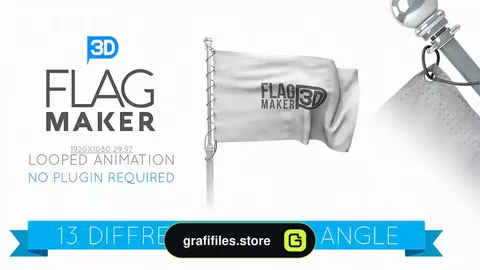 پروژه افترافکت ساخت انیمیشن پرچم Flag Maker