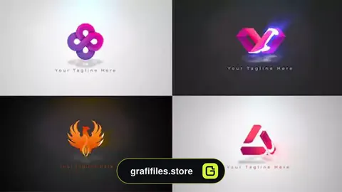پروژه داوینچی ریزالو لوگو موشن Light Logo Reveal