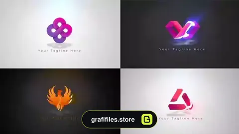پروژه داوینچی ریزالو لوگو موشن Minimal Logo Reveal
