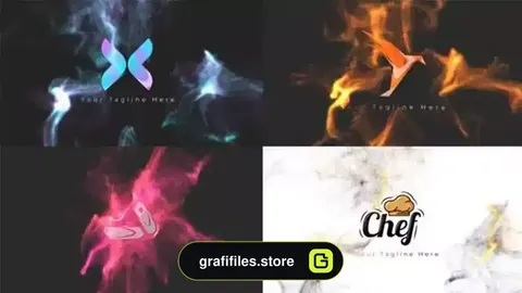 پروژه داوینچی ریزالو لوگو موشن پارتیکل Particle Logo Reveal II