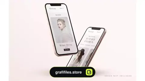 دانلود موکاپ صفحه نمایش موبایل