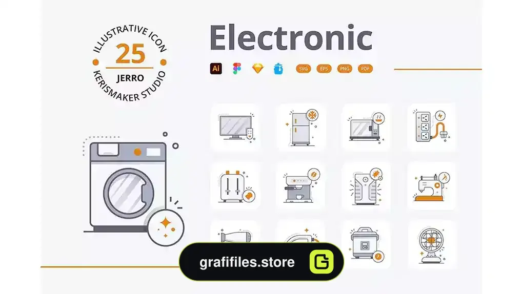 آیکون لوازم الکترونیکی Electronic Icon