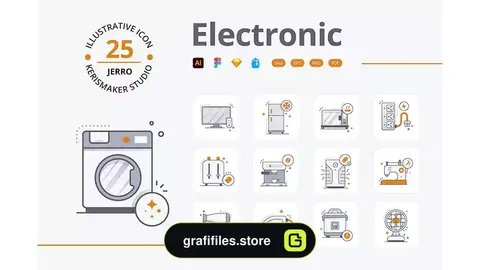 آیکون لوازم الکترونیکی Electronic Icon