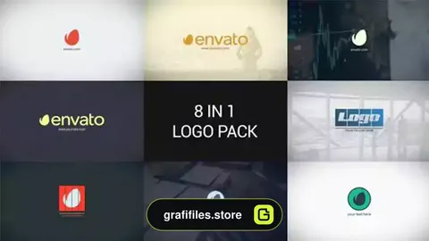 لوگو موشن افترافکت Minimal Logo Pack