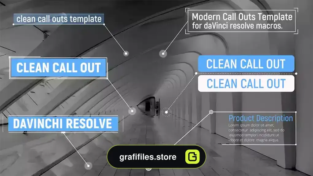 پروژه داوینچی ریزالو نوشته راهنما Clean Callouts