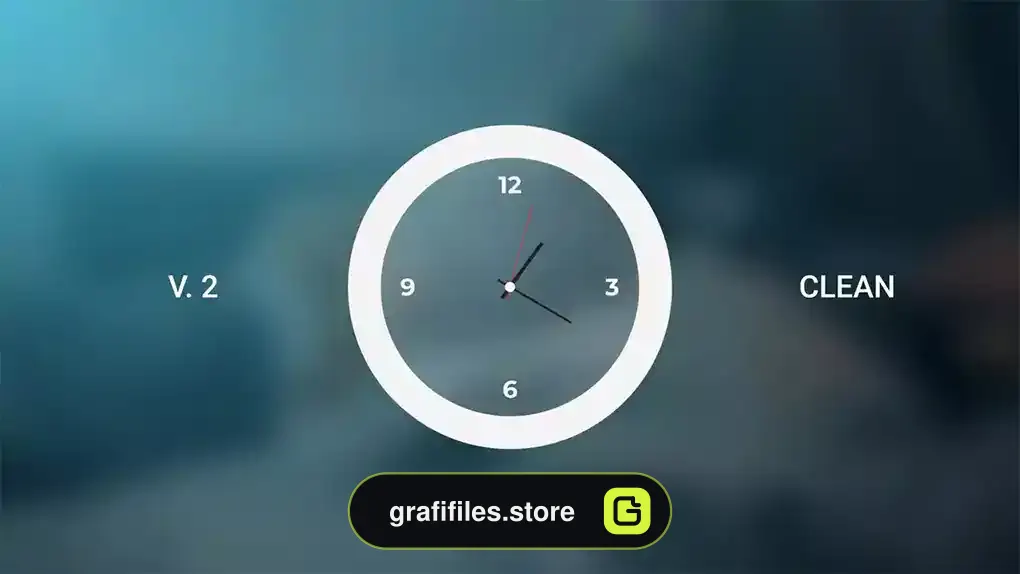 پروژه پریمیر ساخت ساعت آنالوگ دیواری Analog Clock Creator