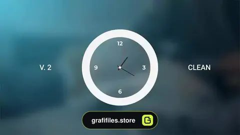 پروژه پریمیر ساخت ساعت آنالوگ دیواری Analog Clock Creator