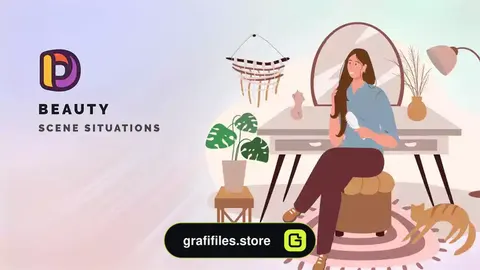 پروژه افترافکت موشن گرافیک زیبایی