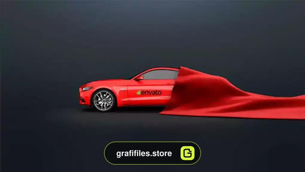 پروژه افترافکت نمایش لوگو ماشین Car Logo Reveal