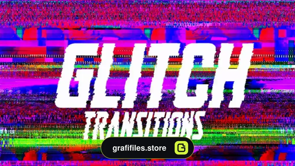 ترانزیشن داوینچی ریزالو گلیچ Drag-N-Drop Glitch Transitions Vol.1