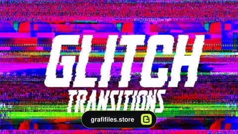 ترانزیشن داوینچی ریزالو گلیچ Drag-N-Drop Glitch Transitions Vol.1